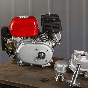 EBERTH 5,5 PS 4,1 kW Benzinmotor, 4-Takt, 1 Zylinder, 20 mm Ø Welle