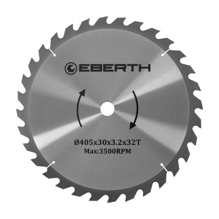 EBERTH Sägeblatt mit 405 mm Durchmesser - 32 Zähne 