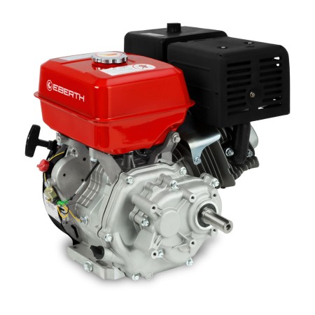 EBERTH 13 PS 9,56 kW Benzinmotor, 4-Takt, 1 Zylinder, 25 mm Ø Welle, Reduktion 