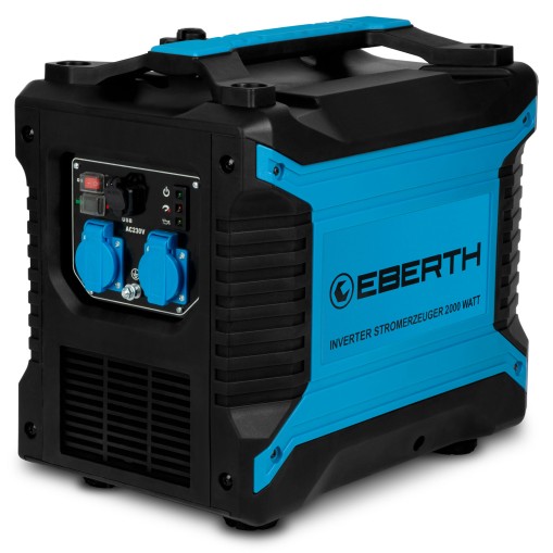 EBERTH 2000 Watt Inverter Stromerzeuger, Notstromaggregat, 3PS Benzin