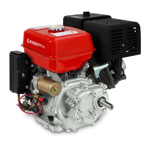 EBERTH 13 PS 9,56 kW Benzinmotor, 4-Takt, 1 Zylinder, 25 mm Ø Welle, Reduktion, E-Start