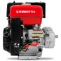 EBERTH 13 PS 9,56 kW Benzinmotor, 4-Takt, 1 Zylinder, 22 mm Ø Welle, Ölbadkupplung, E-Start
