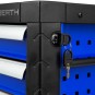 EBERTH Werkzeugkiste mit 4 Schubladen blau