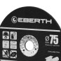 EBERTH 50 Stück Trennscheibe Ø 75mm für Inox, 9,5mm Aufnahme