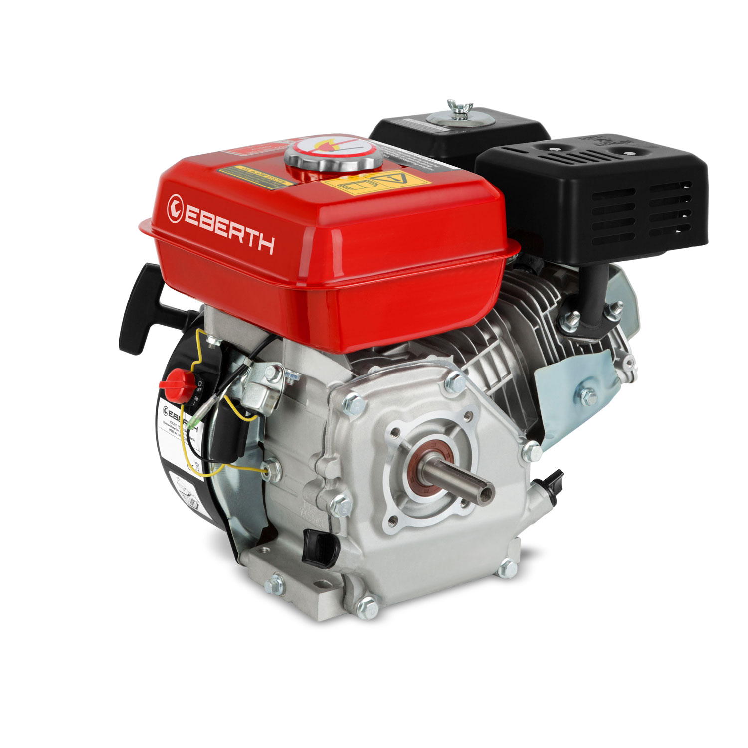 EBERTH 6,5 PS 4,8 kW Benzinmotor, 4-Takt, 1 Zylinder, 20 mm Ø