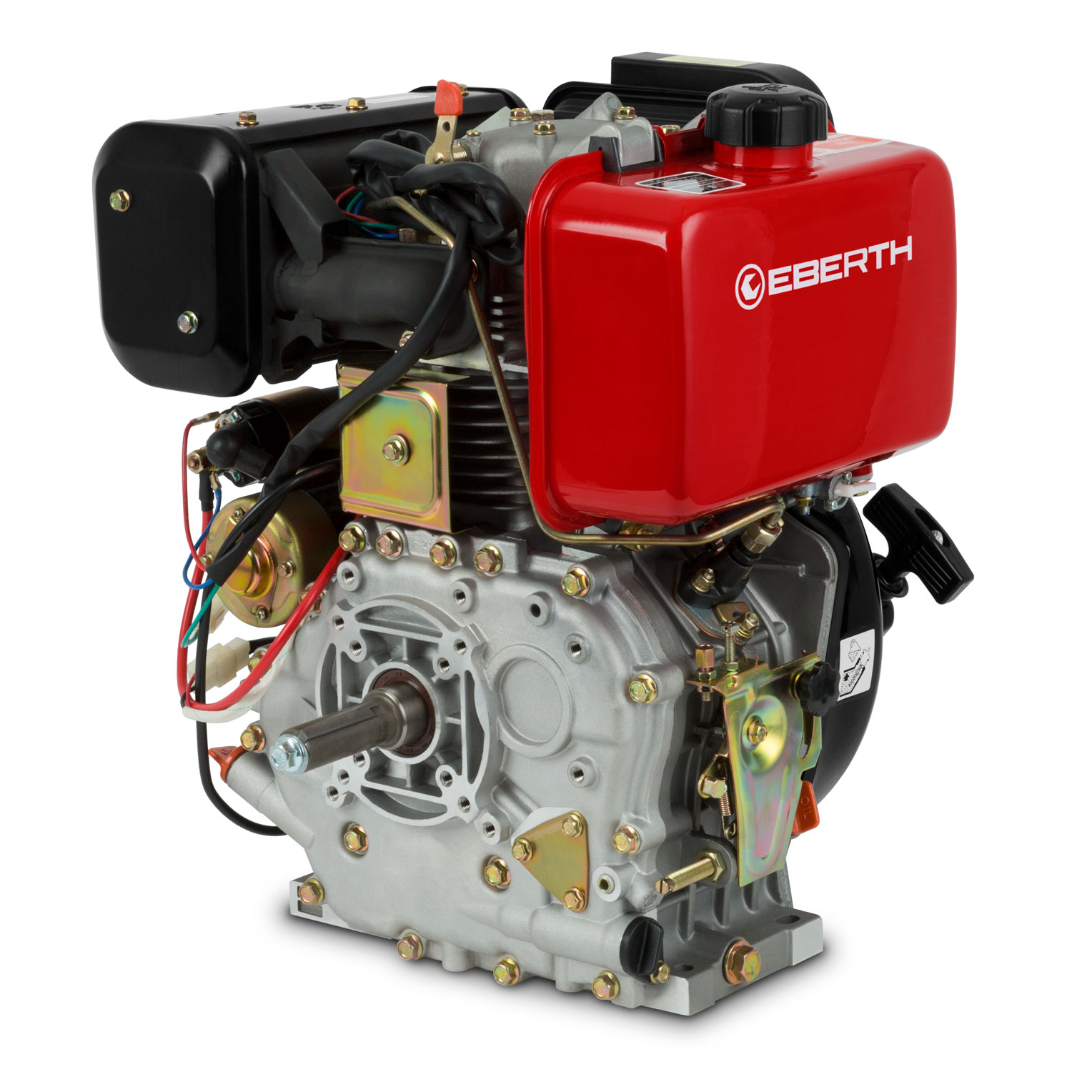 EBERTH Dieselmotor 10 PS 1 Zylinder 25,4mm Welle E-Start