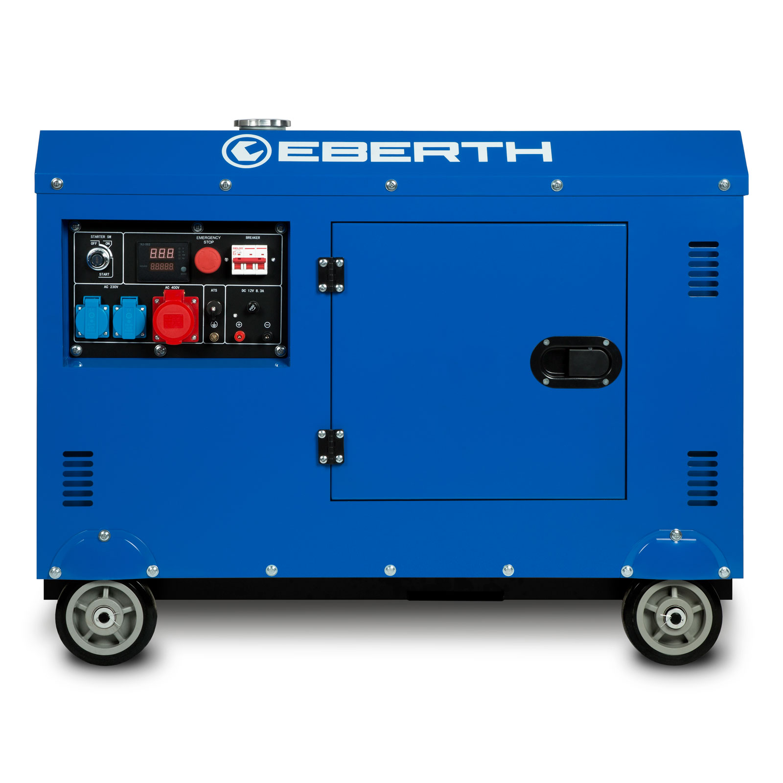 EBERTH 5500 Watt Benzin Stromerzeuger 1-phasig – Pow-Resc