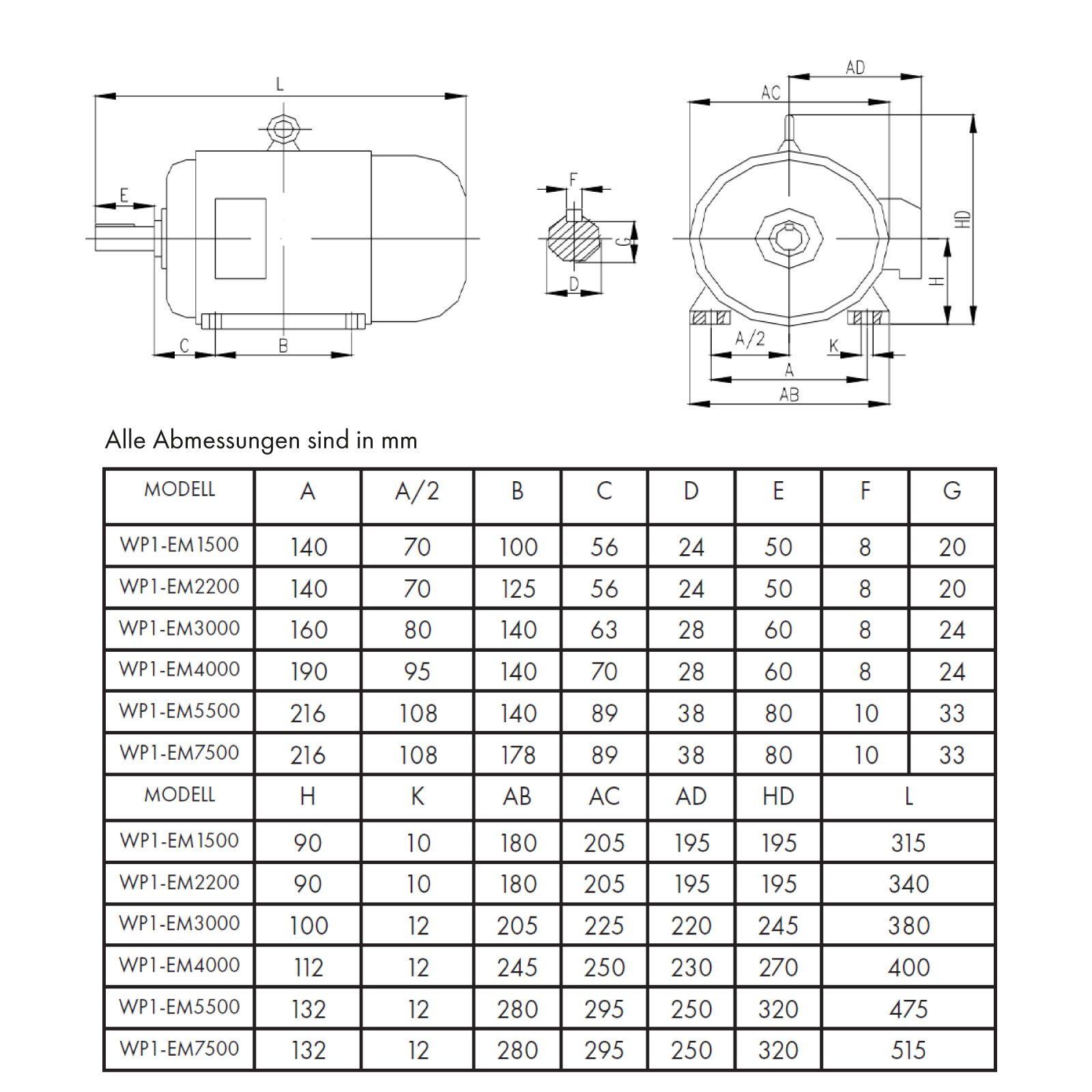Elektromotor 400V 5,5 KW + Schalter passend für Bernardo HS 25 Z  Holzspalter | Rasentraktor Ersatzteile, Landtechnik und Forsttechnik -  MA-Versand
