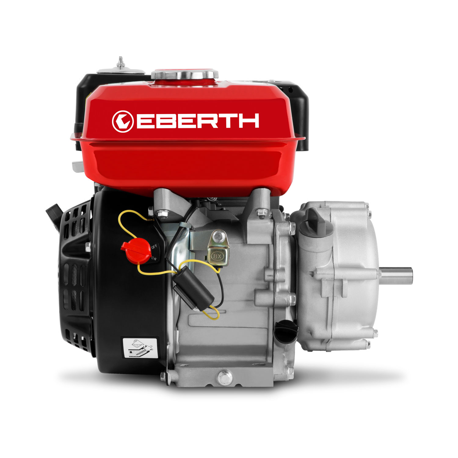 EBERTH 6,5 PS 4,8 kW Benzinmotor, 4-Takt, 1 Zylinder, 20 mm Ø